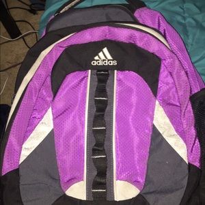 purple adidas back to school backpack
